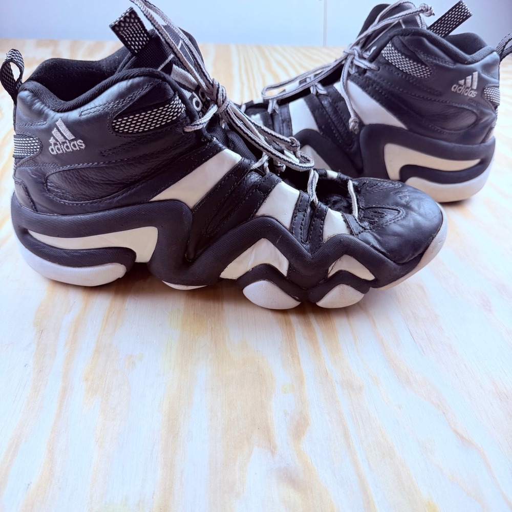 Adidas Crazy 8 Kobe Bryant Black White Basketball Shoes 674711 Mens 11.5